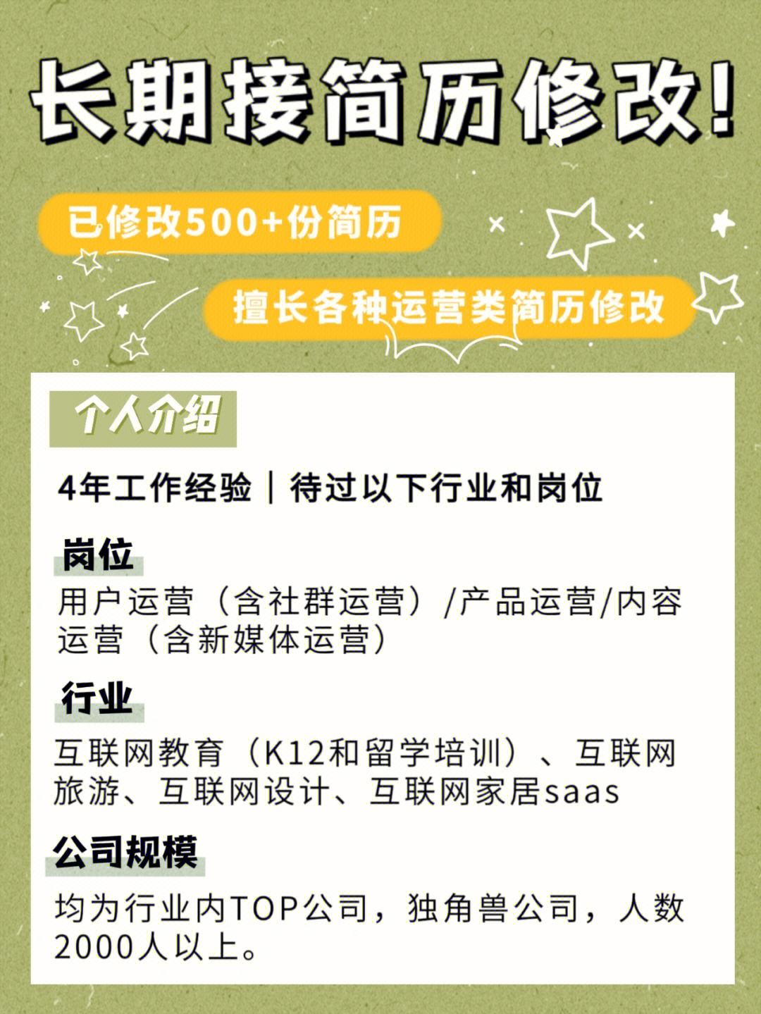 簡(jiǎn)歷優(yōu)化網(wǎng)站運(yùn)營(yíng)怎么做(簡(jiǎn)歷優(yōu)化網(wǎng)站運(yùn)營(yíng)怎么做好)